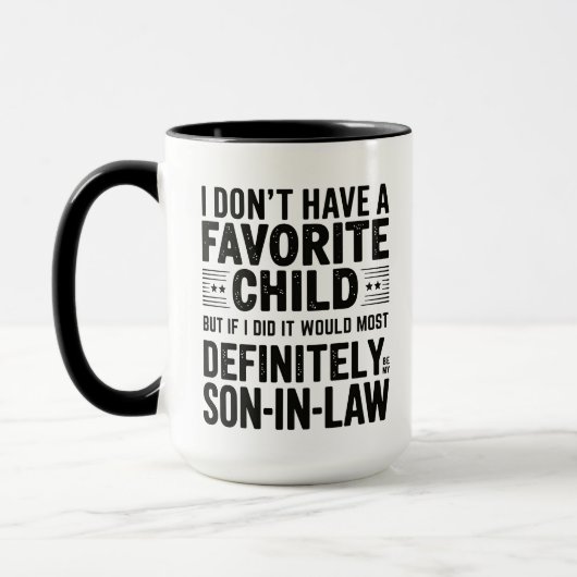 Mug FunMon Enfant Préféré Le Plus Définitivement Mon F (Gauche)