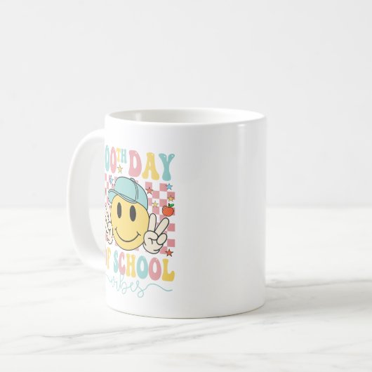 Mug Funny 100th Day Of School Vibes (Devant gauche)