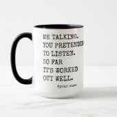 Mug Funny 10e anniversaire pour le café du mari (Gauche)