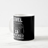Mug Funny 13e anniversaire niveau 13 joueurs déverroui (Devant gauche)