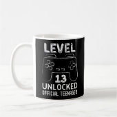 Mug Funny 13e anniversaire niveau 13 joueurs déverroui (Gauche)