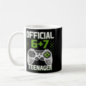Mug Funny 13th Birthday Teenager 6+7 Year Old Boys Kid (Gauche)