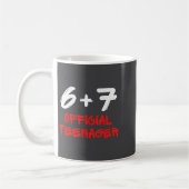 Mug Funny 13th Birthday Teenager 6+7 Year Old Boys Kid (Gauche)