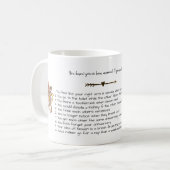 Mug FUNNY 15e anniversaire de Mariage Couple Customisé (Devant gauche)