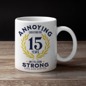 Mug Funny 15th Anniversary for couples
