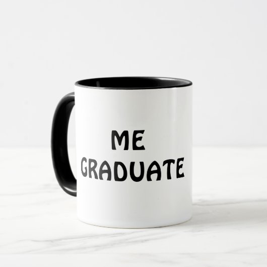 Mug Funny 2025 Graduation MOI DIPLÔMÉ I SMART (Devant gauche)