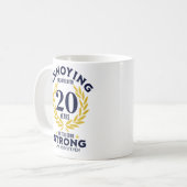 Mug Funny 20th Anniversary for couples (Devant gauche)