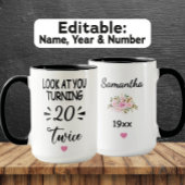 Mug Funny 40th Birthday – Custom Name & Birth Year