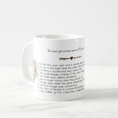 Mug FUNNY 45e anniversaire Mariage Unicornes Customisé (Devant gauche)