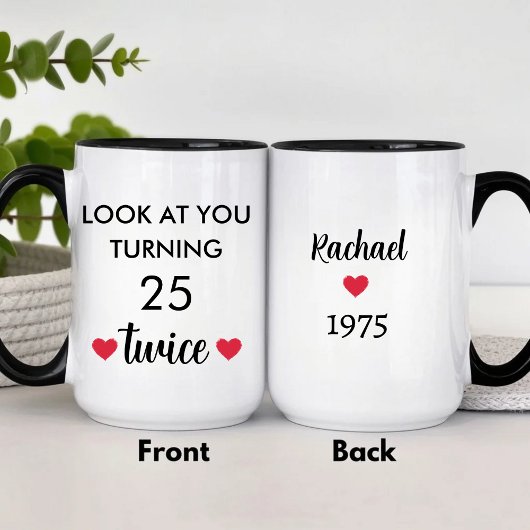Mug Funny 50e anniversaire
