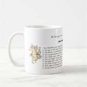 Mug FUNNY 50e anniversaire Mariage Unicornes Customisé (Gauche)