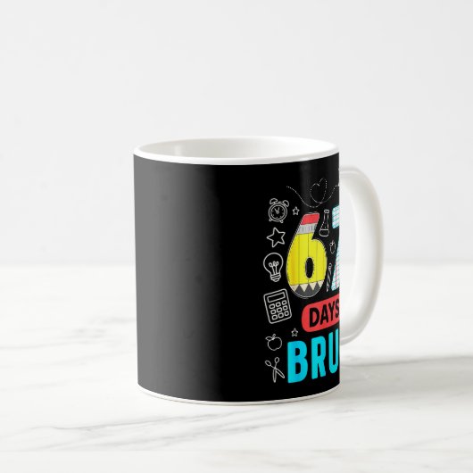 Mug Funny 67 Days Bruh Six Seven Meme Teacher Kids Num (Devant droit)