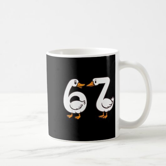 Mug Funny 67 Goose Silly Brain Rot Teacher Gen Alpha S (Droite)