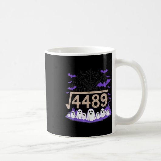 Mug Funny 67 Meme Math Teacher 6 7 Halloween Square Ro (Droite)