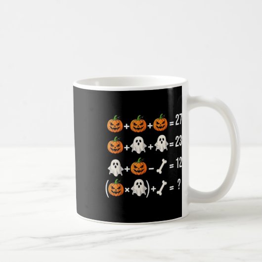 Mug Funny 67 Meme Pumpkin Ghost Math Teacher Costume  (Droite)