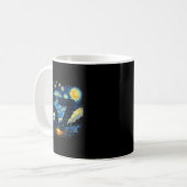 Mug Funny 67 Meme Six Seven Starry Art Night  (Devant gauche)