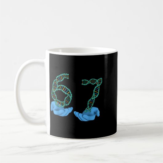 Mug Funny 67 Number Meme Dna Replication Molecular Sci (Gauche)
