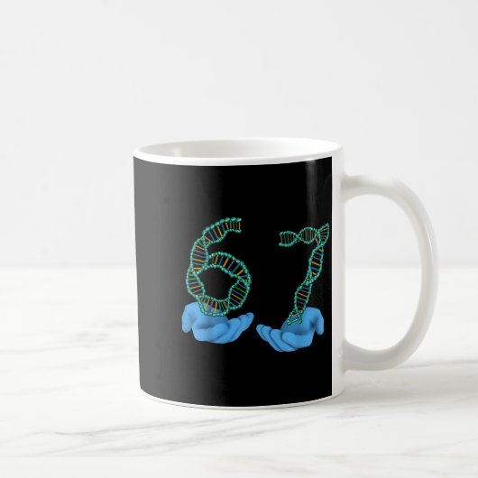 Mug Funny 67 Number Meme Dna Replication Molecular Sci (Droite)