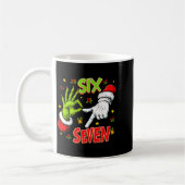 Mug Funny 67 Santa Hand Christmas Six Seven Meme Teens (Gauche)