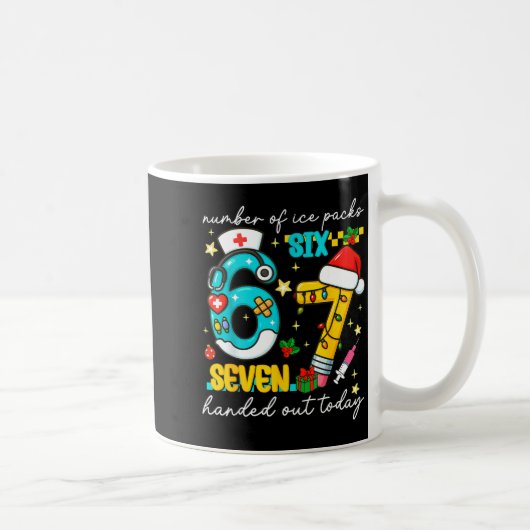 Mug Funny 67 School Nurse Christmas Six Seven School N (Droite)