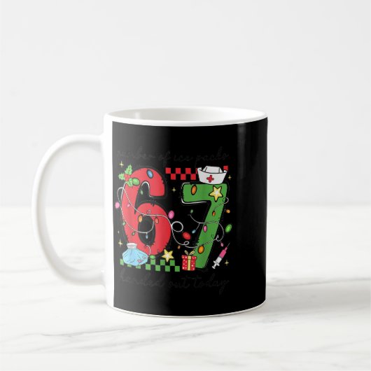 Mug Funny 67 School Nurse Christmas Six Seven School N (Gauche)