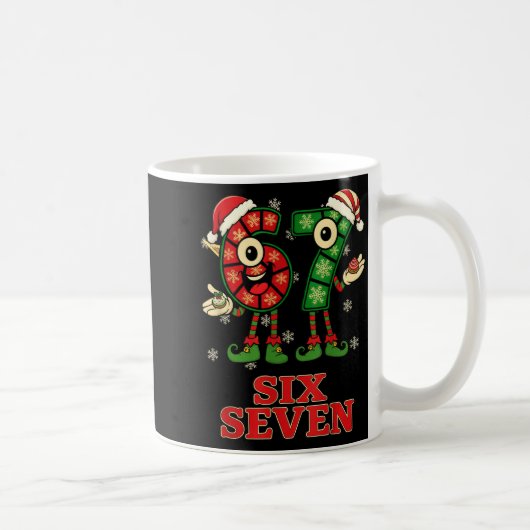 Mug Funny 67 Six Seven 6-7 Italian Christmas Holiday W (Droite)