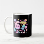 Mug Funny 67 Six Seven Candy 6 7 Meme Gen Alpha Kawaii (Gauche)