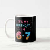 Mug Funny 6 7 13th Birthday - 13th Birthday Six Seven (Gauche)