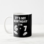 Mug Funny 6 7 13th Birthday - 13th Birthday Six Seven (Gauche)