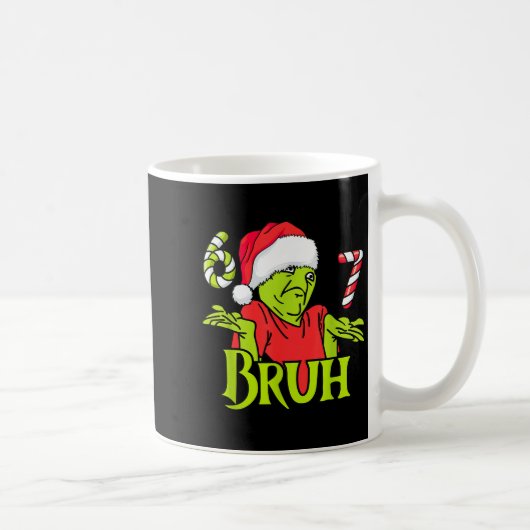 Mug Funny 6 7 Bruh Merry Christmas Santa 67 Meme Men W (Droite)