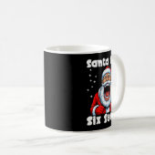 Mug Funny 6 7 Meme Big Mouth Boy Santa Claus Says Merr (Devant droit)