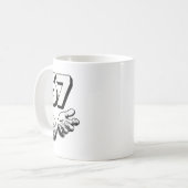 Mug Funny 6 7 Meme Gen Alpha Gen Z Slang Six Seven (Devant gauche)