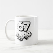 Mug Funny 6 7 Meme Gen Alpha Gen Z Slang Six Seven (Gauche)