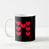 Mug Funny 6 7 Of Hearts Matching 67 Meme Couple Valent (Gauche)