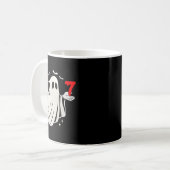 Mug Funny 6 7 Six Seven Meme Halloween Humor Ghost Cos (Devant gauche)