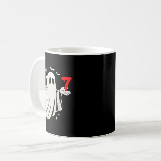 Mug Funny 6 7 Six Seven Meme Halloween Humor Ghost Cos (Devant gauche)