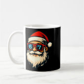 Mug Funny 6 7 Six Seven Meme Santa Face Christmas Men (Gauche)