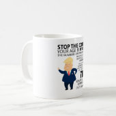 Mug Funny 70e année Anniversaire présent Bonne année d (Devant gauche)