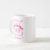 Mug Funny 90e anniversaire 'Perfection' (Devant gauche)