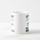 Mug funny A Day Without Swimming Probably Wouldnt Kill (Centre)