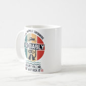 Mug funny A Day Without Swimming Probably Wouldnt Kill (Devant gauche)