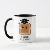 Mug Funny A Toast To Your Graduation University Grad (Gauche)