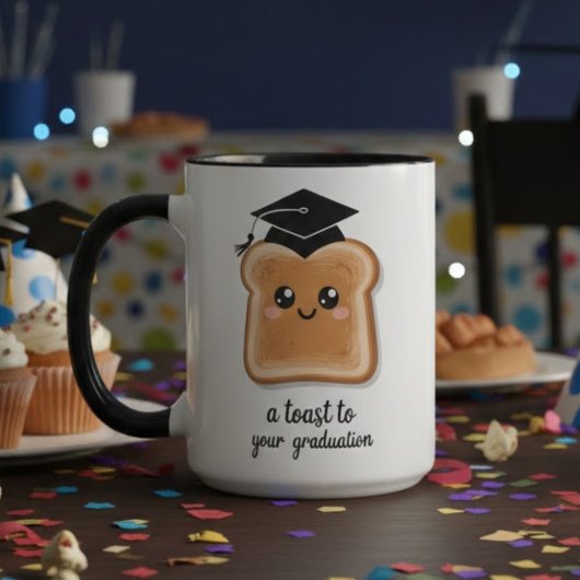 Mug Funny A Toast To Your Graduation University Grad