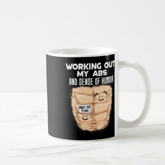 Mug Funny Abs Exercice Muscle Building Bodybuilding 1 (Droite)