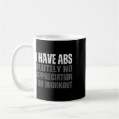 Mug Funny Abs Humour (Gauche)