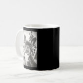 Mug Funny Ai French Bulldog Selfie With Santa Claus Ch (Devant gauche)