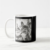 Mug Funny Ai French Bulldog Selfie With Santa Claus Ch (Gauche)