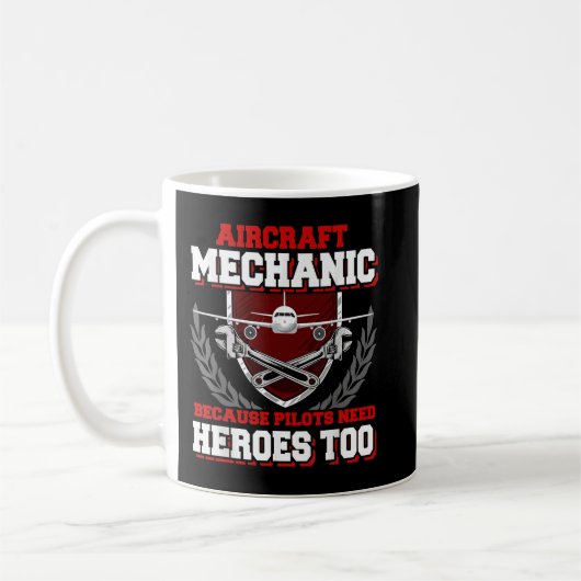 Mug Funny Aircraft Mechanic Shirt Aircraft Maintenance (Gauche)