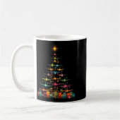 Mug Funny Airplanes Christmas Tree Graphic Air Planes  (Gauche)