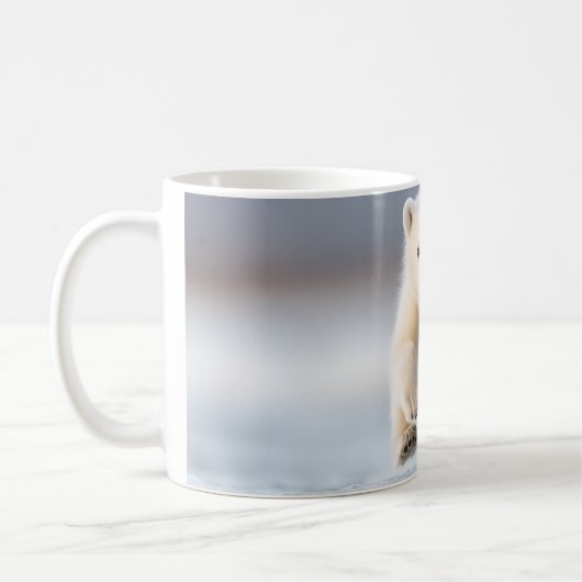Mug Funny Alaska Polar Bear Cub (Gauche)